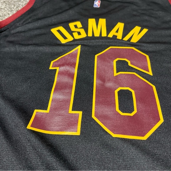 Cleveland Cavaliers Cavs #16 Cedi Osman YOUTH XL Black Basketball Jersey - Picture 9 of 10